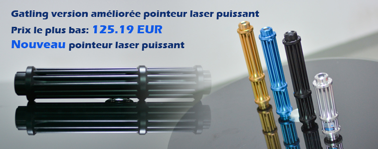Gatling plus version améliorée pointeur laser 10W/30W/50W