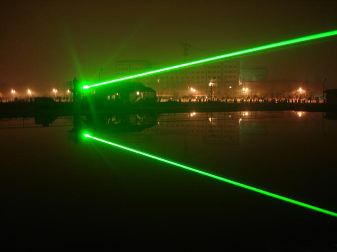 laser vert surpuissant 
