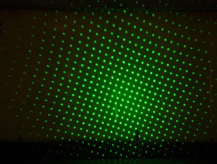 laser vert étoiles 