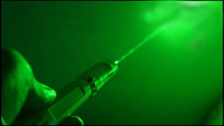 lampe de poche laser 