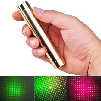 pointeur laser puissant rouge et vert 200mw 2 en 1