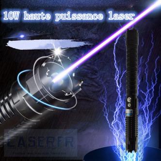 Pointeur laser 50000mw 5 en 1, puissant et réglable, bleu, longue